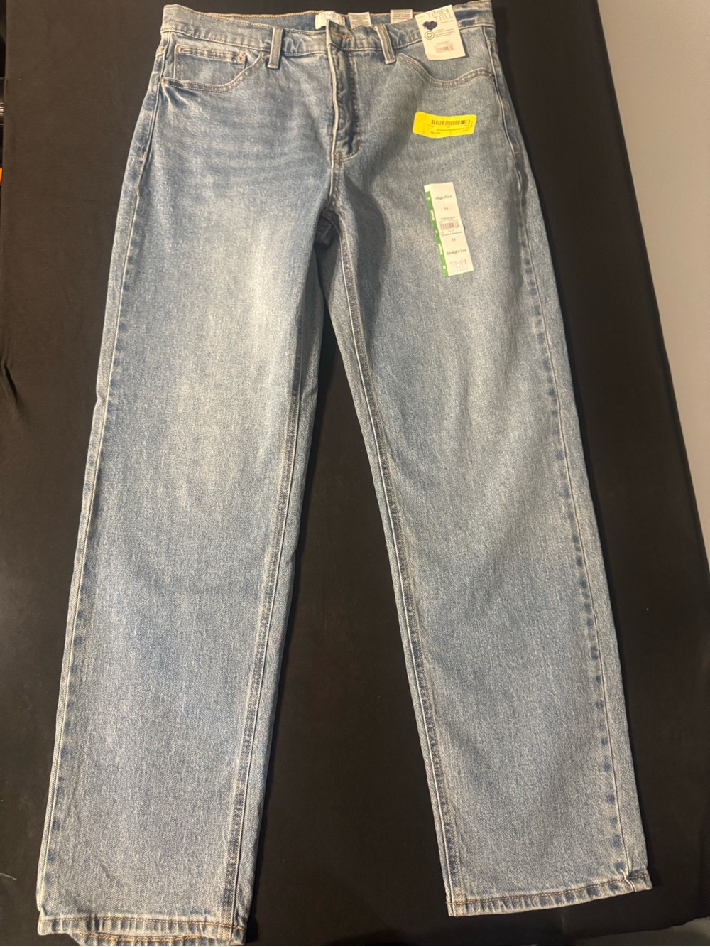 Time and Tru Women's Light Blue Straight Leg Jeans